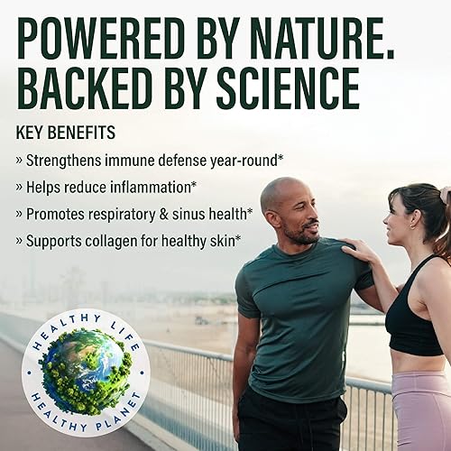 Miniatura 3 de Cápsulas de inmunidad diaria, quercetina, hongo reishi, zinc, aceite de orégano y vitamina C, 120 cápsulas vegetales