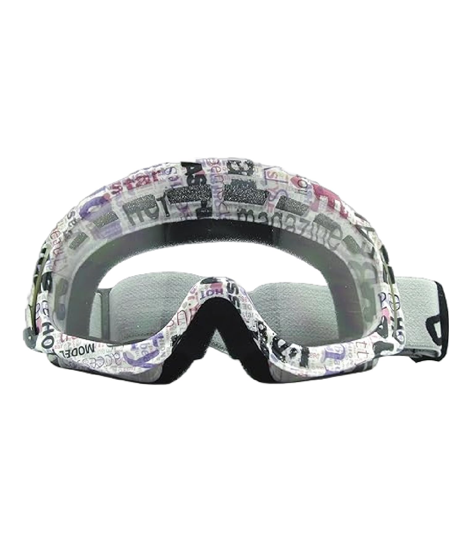 CRG Sports Motorcycle Goggle ATV Dirt Bike Off-Road Racing Anti-Fog UV Protection Adjustable Strap Motocross Goggles for Men,Women, Adults