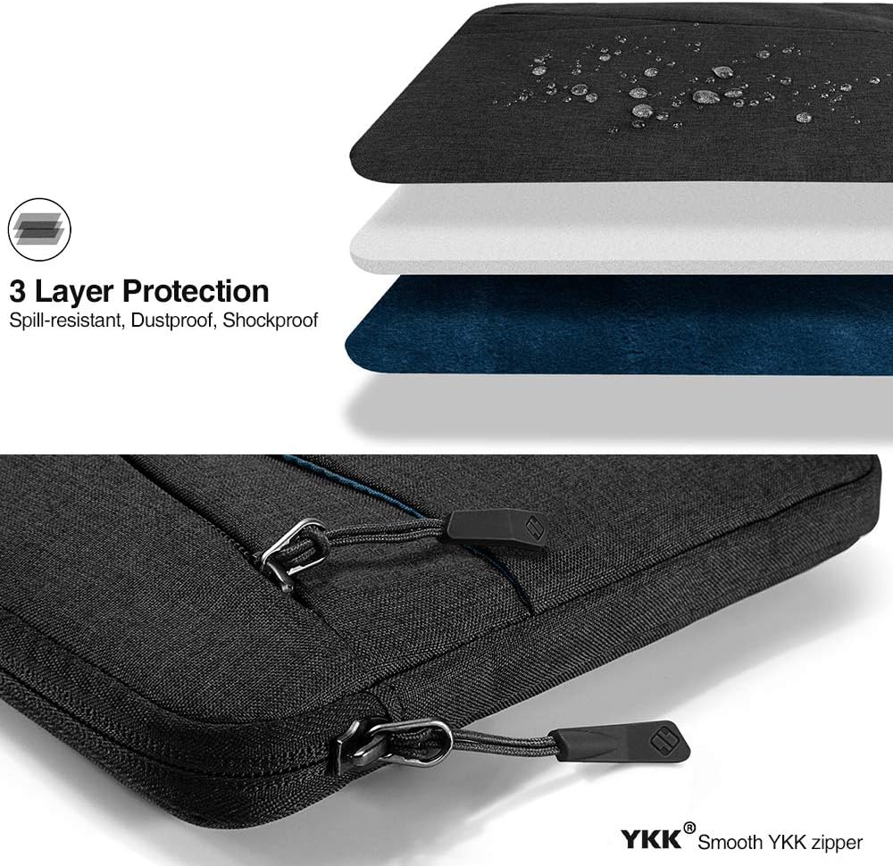 tomtoc Tablet Sleeve Bag for 12.9-inch New iPad Pro 2021-2018 with Magic Keyboard and Smart Keyboard Folio or Logitech Slim Folio Pro Case, Front Pocket for Tablet Accessories : Everything Else