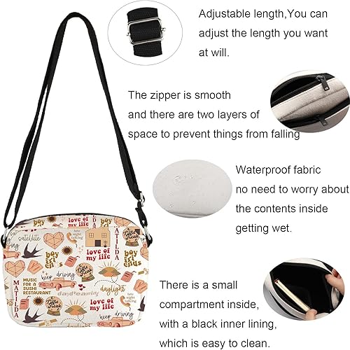 Miniatura 9 de BLUPARK Singer Merch Singer Tote Bag Cantante Álbum Inspirado Regalo Fans Regalo Cantante Álbum Regalo Amante de la Música Regalo HS Merchandise