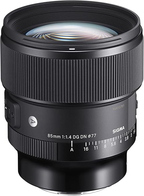 Sigma 322965 85mm F1.4 DG DN | A For Sony E, Black
