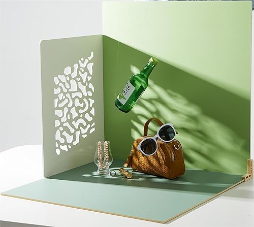 Miniatura 10 de iProTech 9 tableros de fondo de fotografía 3D de doble cara de 24 x 24 pulgadas, 18 patrones, impermeables, reutilizables, para decoración de