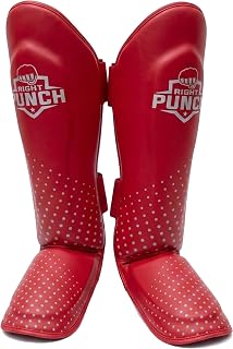 Shin Guards Kickboxing Leg Pads with Instep Protection, Muay Thai MMA Martial Arts Kicking Sparring Training Gear