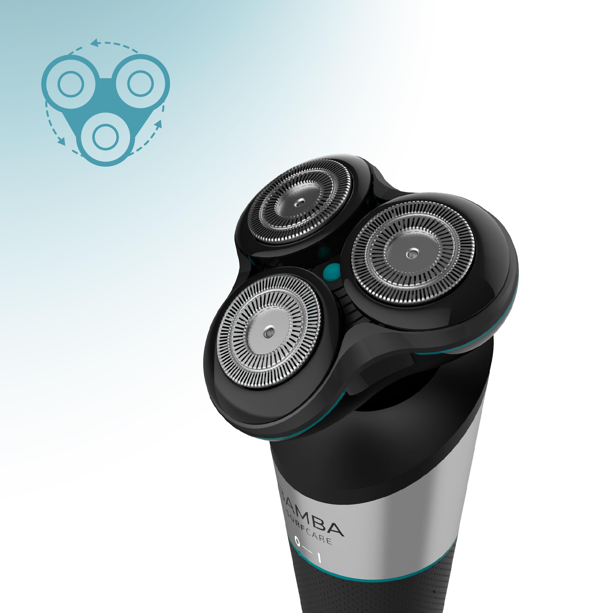 Cecotec PrecisionCare Multigrooming golarka 5 w 1, bateria litowa, czas pracy 60 minut, ostrza ze stali nierdzewnej, obrotowa głowica z 3 ostrzami, wodoszczelna IPX5