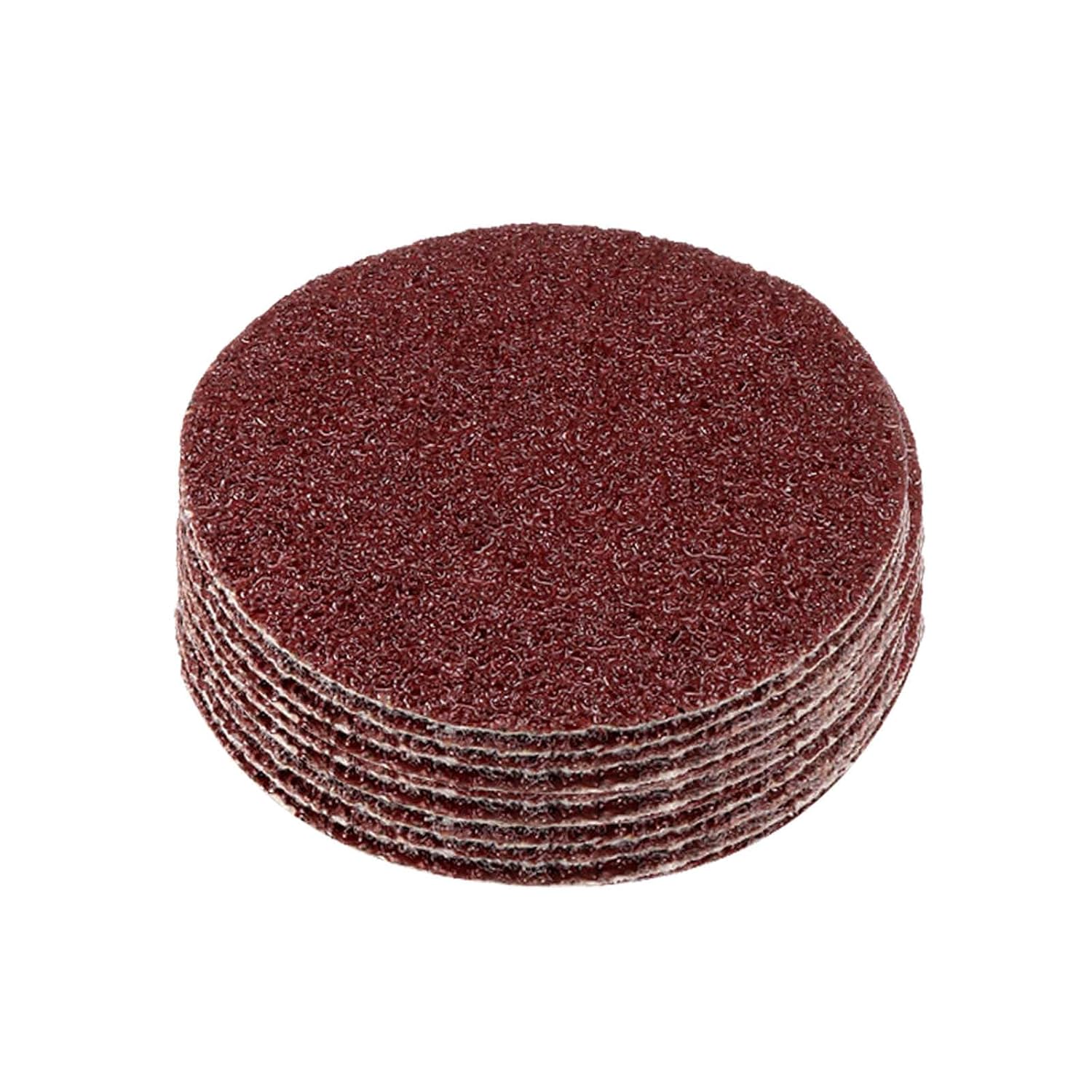 10 Pcs Sanding Discs Hook and Loop Backing - [2 Inch x 40 Grits] Aluminum Oxide Sandpapers for Orbital Sander Round Sanding Papers