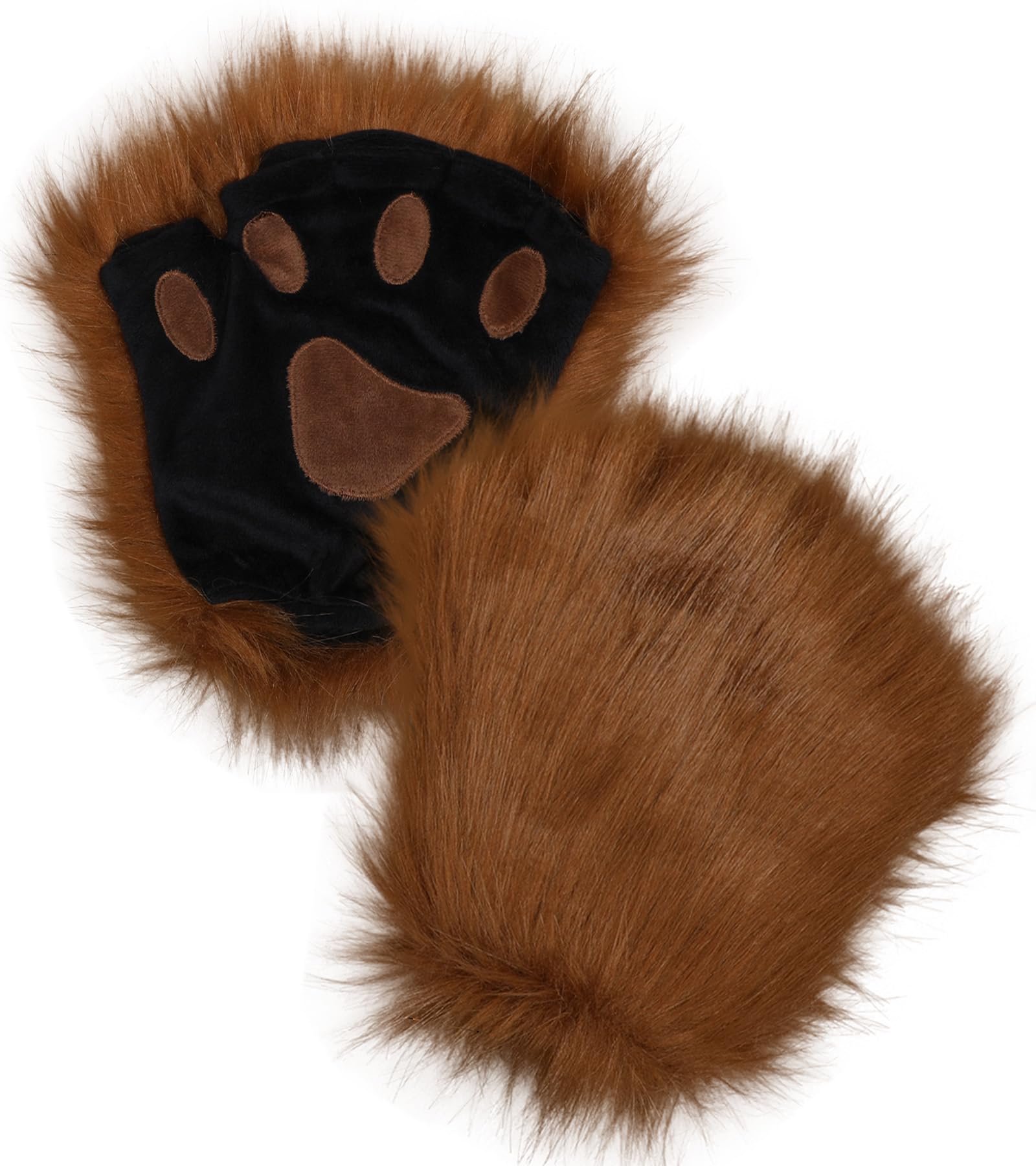Tierpfoten-Handschuhe – Warme Plüschhandschuhe Für Cosplay & Winter