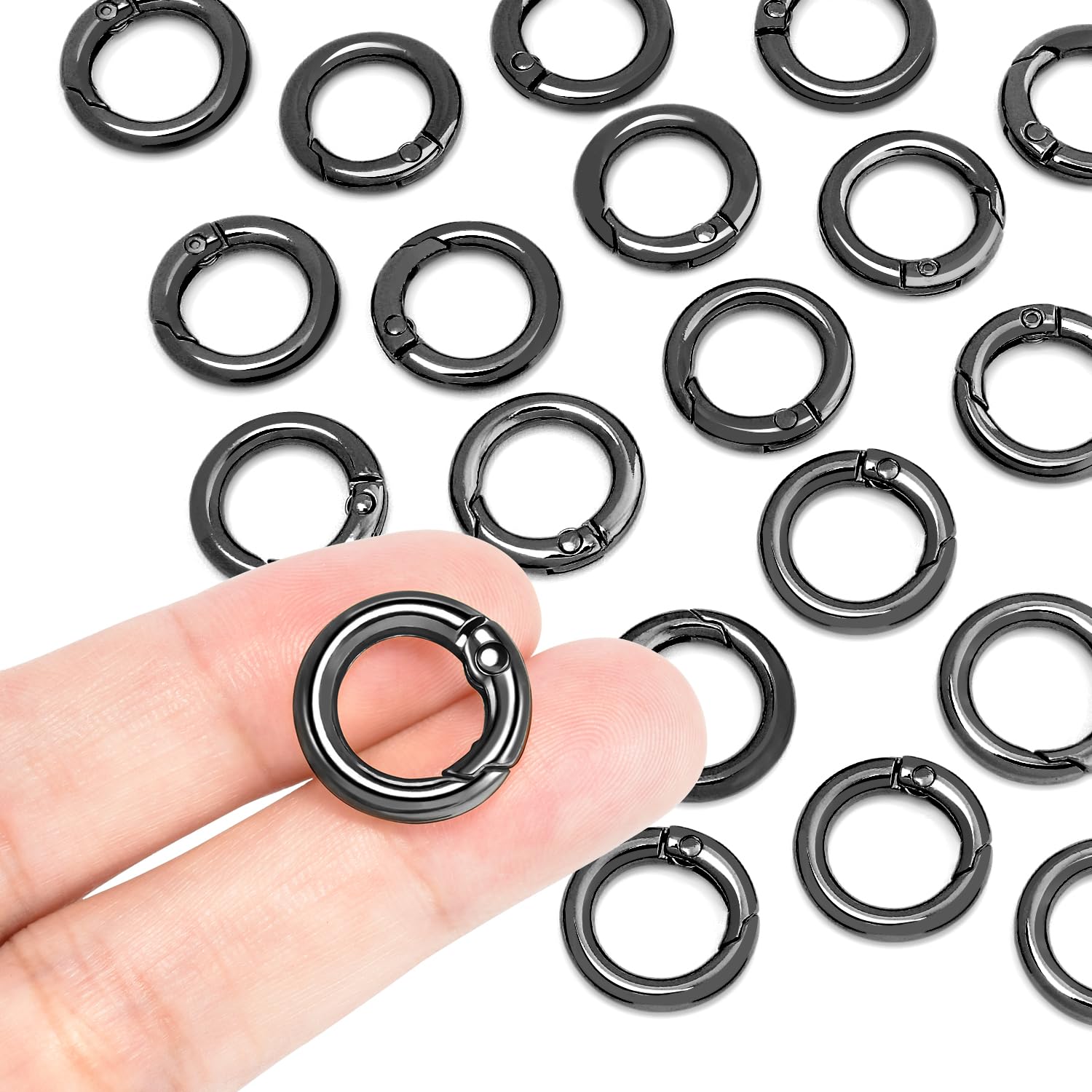 【新品・未開封】 Sサイズ LA COUSETTE Key Ring Amazon.com: CooBigo 16 Pack Small Spring O Ring, Metal Key Ring