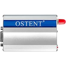 OSTENT GSM Modem with Wavecom Q2303A Module COM/RS232/Serial Port AT Commands SMS Voice Call UK Plug Power Adapter