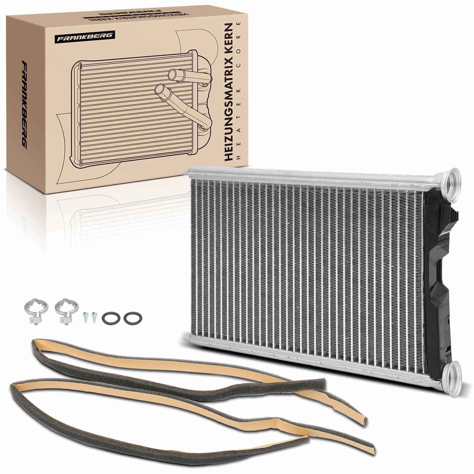 Frankberg Intercambiador de calor para calefacción interior volante a la | Compatible con: Serie 1 Convertible E88, Serie 1 E81, X4 F26, Serie 3 Coupé E92, Serie 3 Touring E91, X1 E84