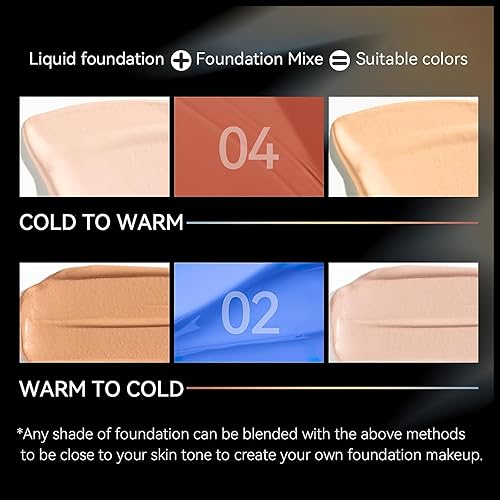 MIELIKKI Liquid Foundation Mixing Pigment, Skin Color Corrector, Smooth and Brighten, Long Lasting, Sweat-Proof, Easy to Blend, Adjusting Shade for Warm Skintone & Cold Skintone, HONEY APRICOT(04# HONEY APRICOT,1 Count (Pack of 1))