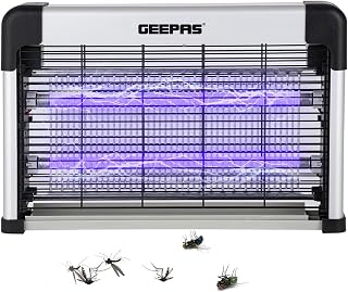 Geepas GBK1132N Fliegen Leistungsstarker 10 W UV-Licht – Elektrischer, Fliegenvernichter, Wespenvernichter – Insektenvernichter mit abnehmbarem Aufhängen, Plastik