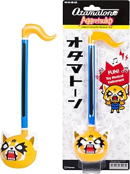 Otamatone Special Edition Sanrio (Aggretsuko - Rage) - Fun Electronic Musical Toy Synthesizer Instrument by Maywa Denki (Official Licensed) [Includes Song Sheet and English Instructions]