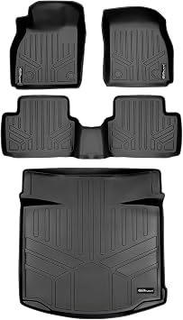 MAXLINER Floor Mats and Cargo Liner Set Black for 2013-2016 Chevrolet Malibu