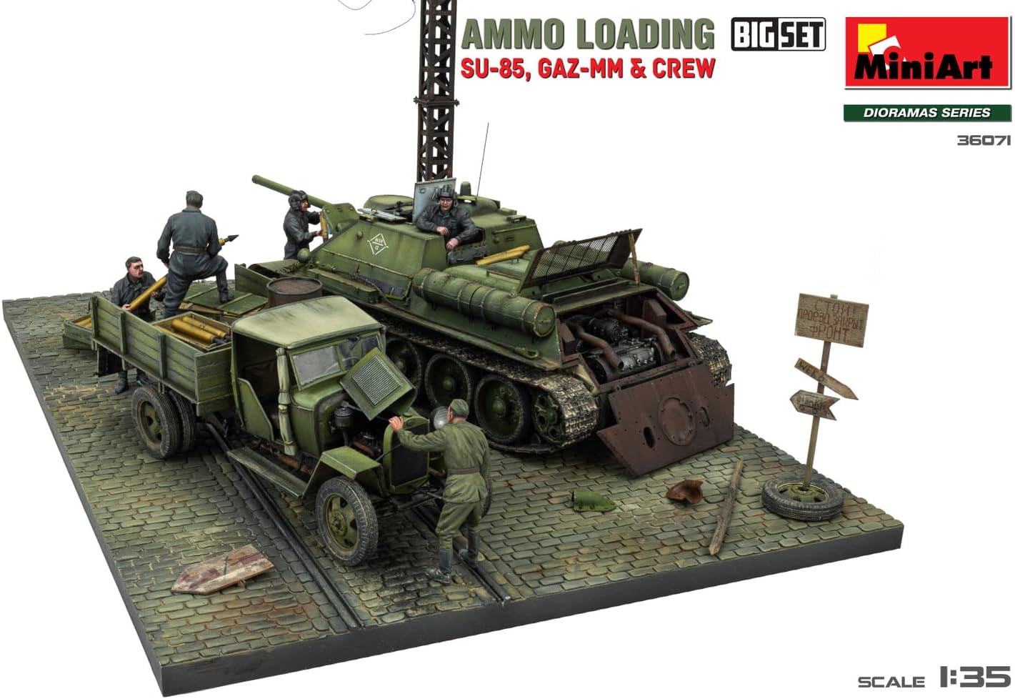 MiniArt MIN36071 Scale Model kit, Unpainted