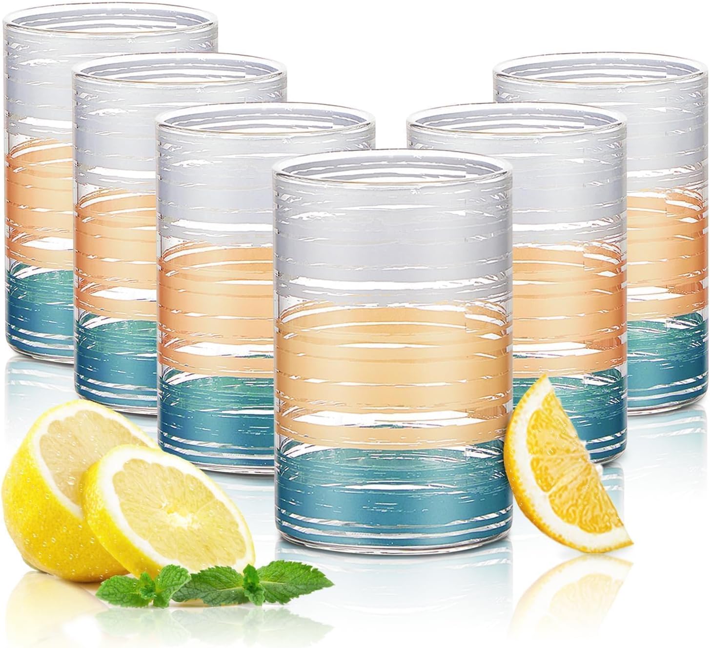 Amazon.com | Borosil Drinking Glasses, 10 Oz, Set of 6, BPA Free, Water ...