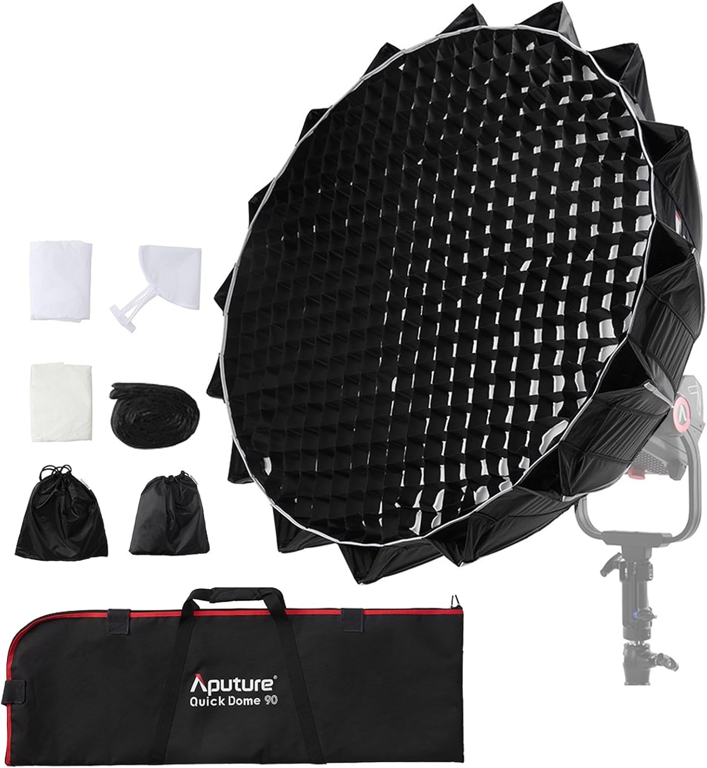 Aputure Quick Dome 90 35in/90CM Bowens Mount Softbox Quick-Setup Lighting Controls Modifiers for Aputure Storm 700X /80c Amaran 300c/150c/200x/60x S