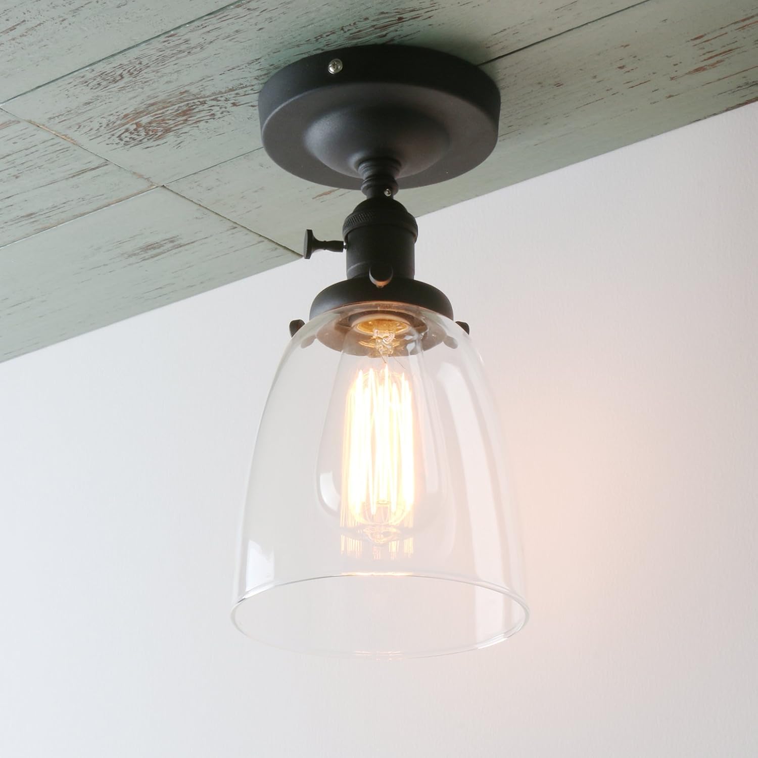 PERMO Industrial Semi Flush Mount...