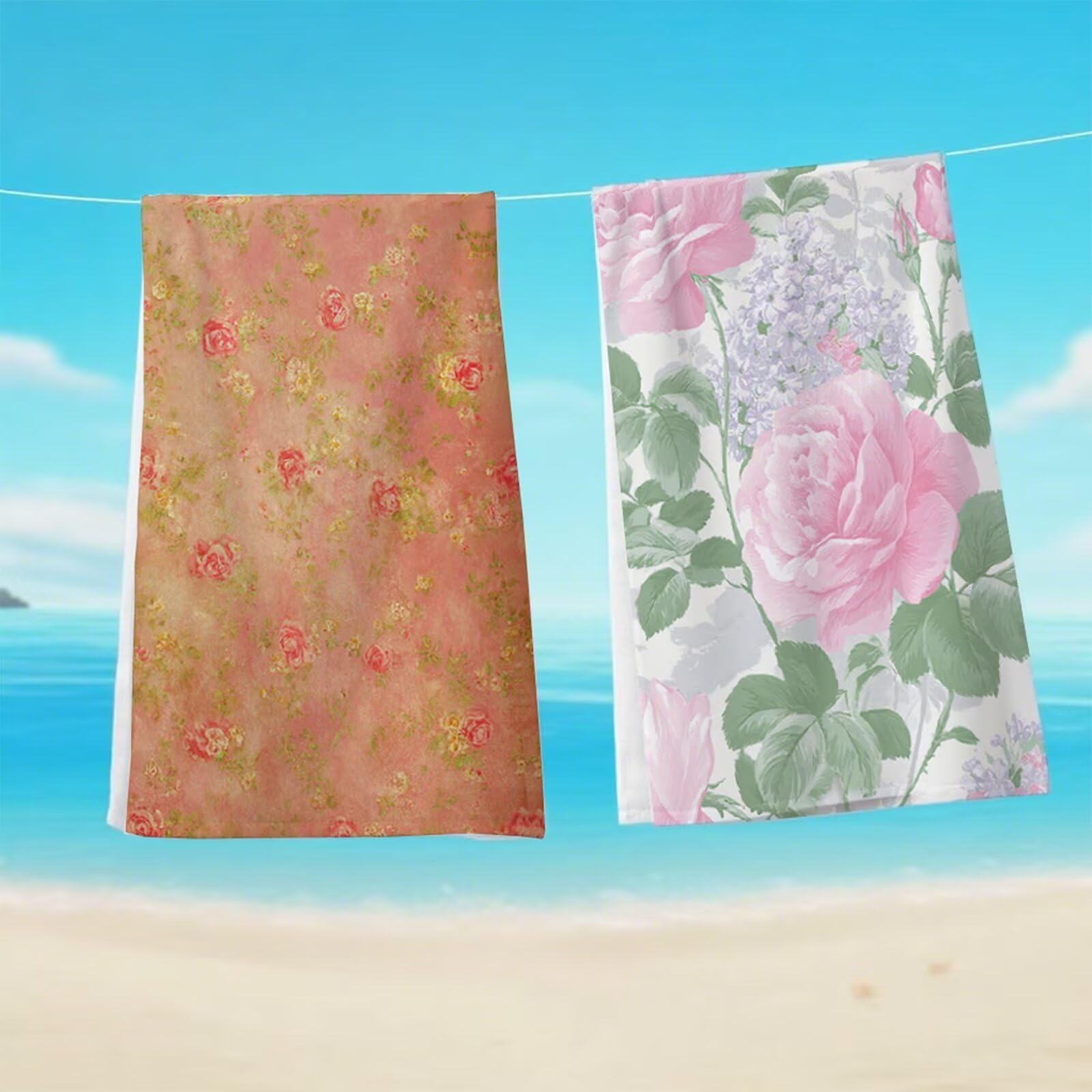 Toalla de Playa Microfibra 90x200 cm Toallas Baño Grandes de Piscina, Toalla Playa Sin Arena, Absorbente Ligera Secado Rápido Toalla Gimnasio, con Bolsa para Yoga Viajes Gimnasio( Rosa Rosa) G1-1126