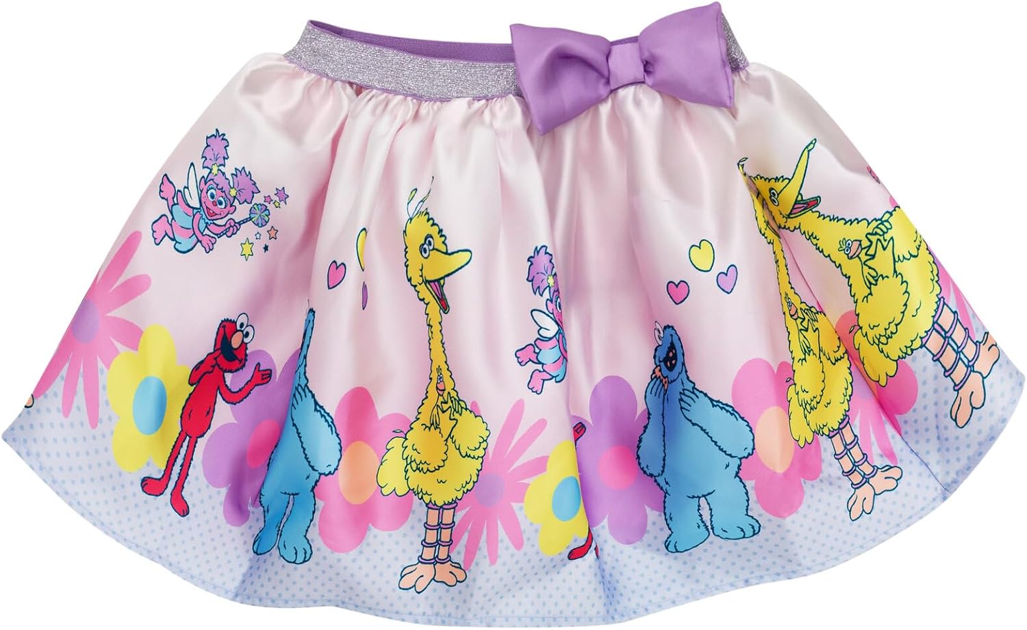 Sesame Street Tank Top and Satin Skirt Outfit Set Infant to Little Kid Sizes (12 Months - 7-8) - Image 4