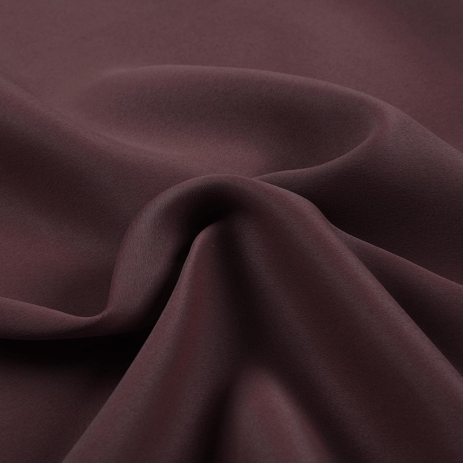 TWOPAGES Burgundy Pinch Pleated Room Darkening Curtain 90 Inches Long, Solid Thermal Insulated Memory Shaped Window Drapes for Bedroom,1 Panel