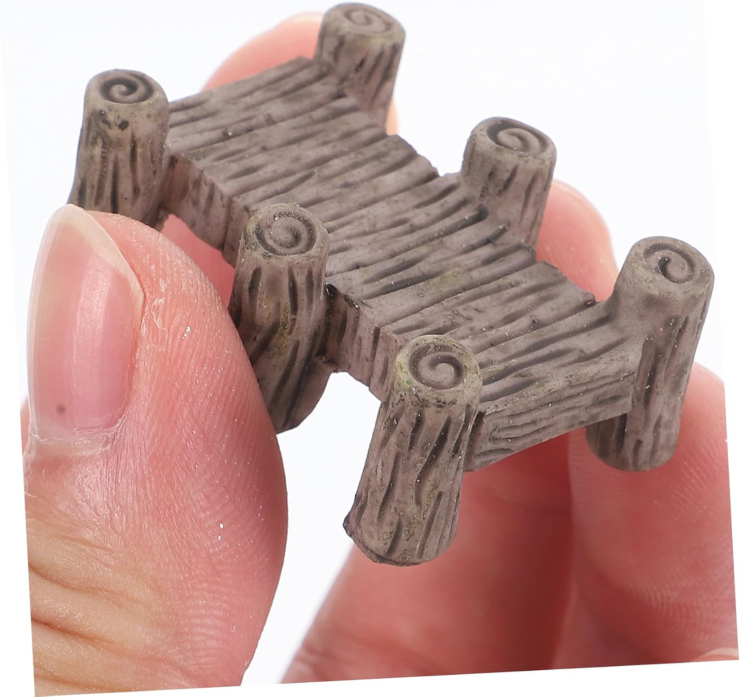 Abaodam 12pcs Miniature Resin Bridge Craft for Garden and Dollhouse Decor