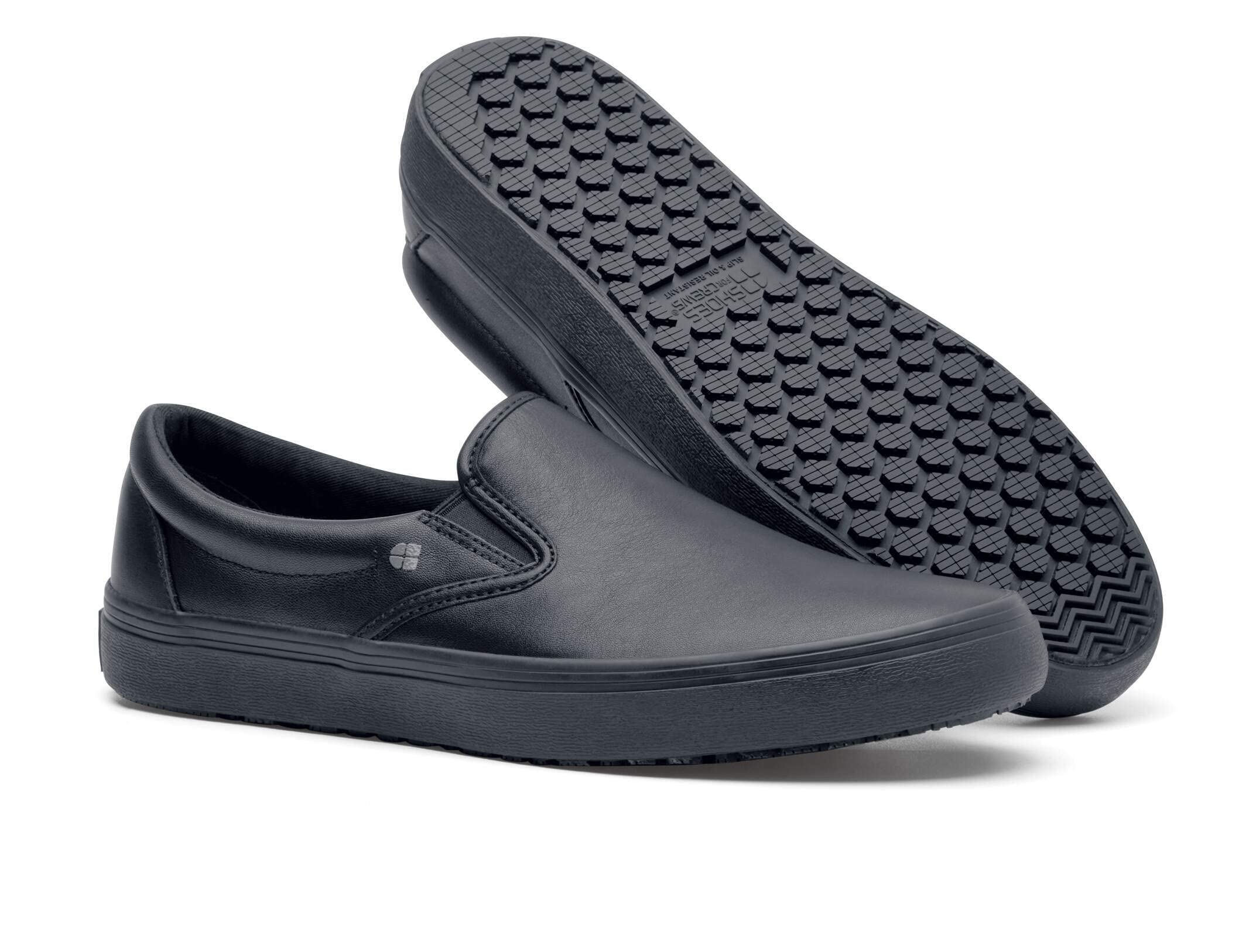 Shoes for Crews Merlin buty robocze unisex – wygodne, lekkie, wodoodporne i antypoślizgowe buty robocze – idealne dla mężczyzn i kobiet w gastronomii i kuchni jako kucharz lub kelner – Merlin, czarny