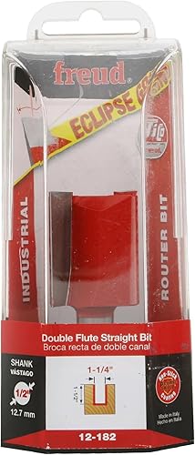 Miniatura 56 de Broca recta de doble acanaladura Freud, 15/64 x 3/4 de pulgada, con vástago de 1/2 pulgada, 12-096