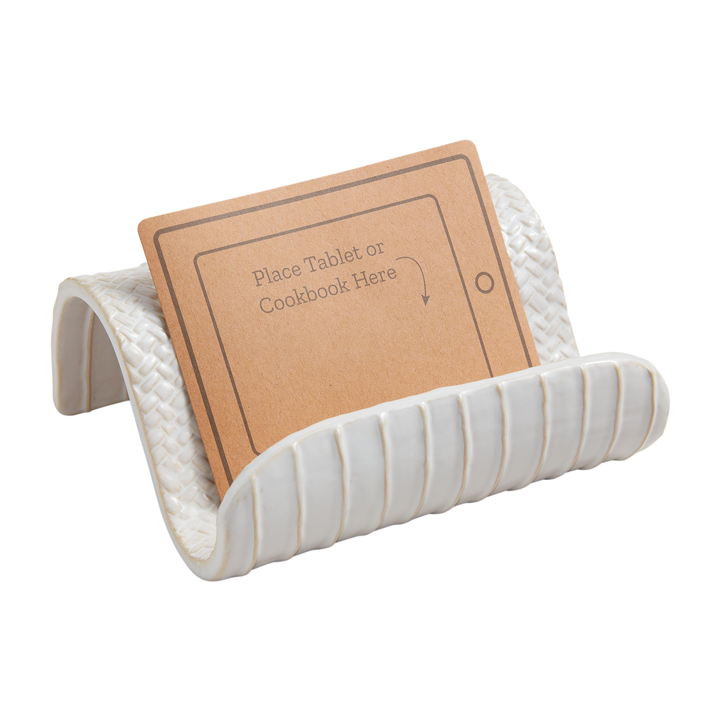 Mud Pie Ceramic Cookbook Holder, 3