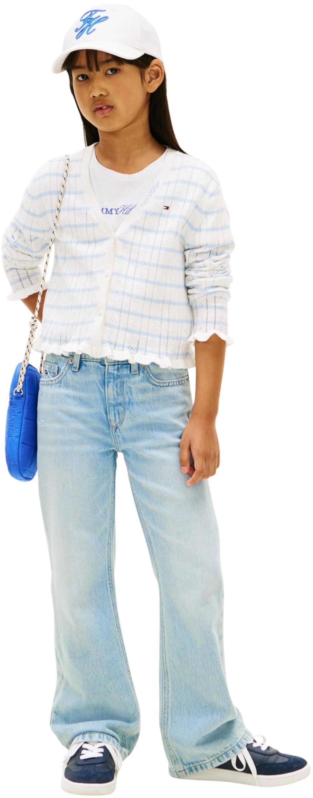 Tommy Hilfiger Mädchen Jeans Flare Light Blue Kg0kg09115