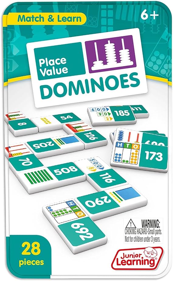 Junior Learning Place Value Dominoes Educational Action Games
