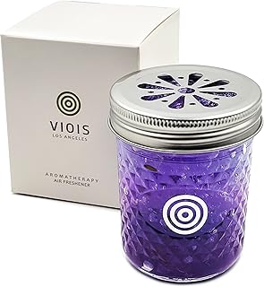 Sponsored Ad - VIOIS, Lavender Aromatherapy Car Air Freshener(Gel Type). Handcrafted Natural Air Freshener for Car and Sma...