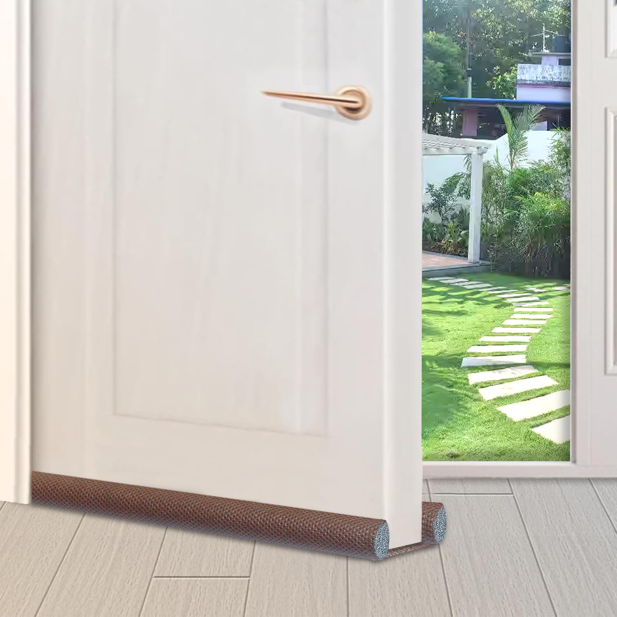 GLUN® Multipurpose Door Gap Filler Pack of 3, 39 inch Bottom Sealing Strip for Insects, Dust/Water Proof Noise Cancellation and Cooling Leakage Protection