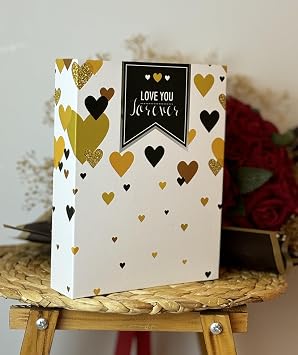 Rabsev Photo Album 10x15cm 200 Colorful Love You Patterned Memorial Album