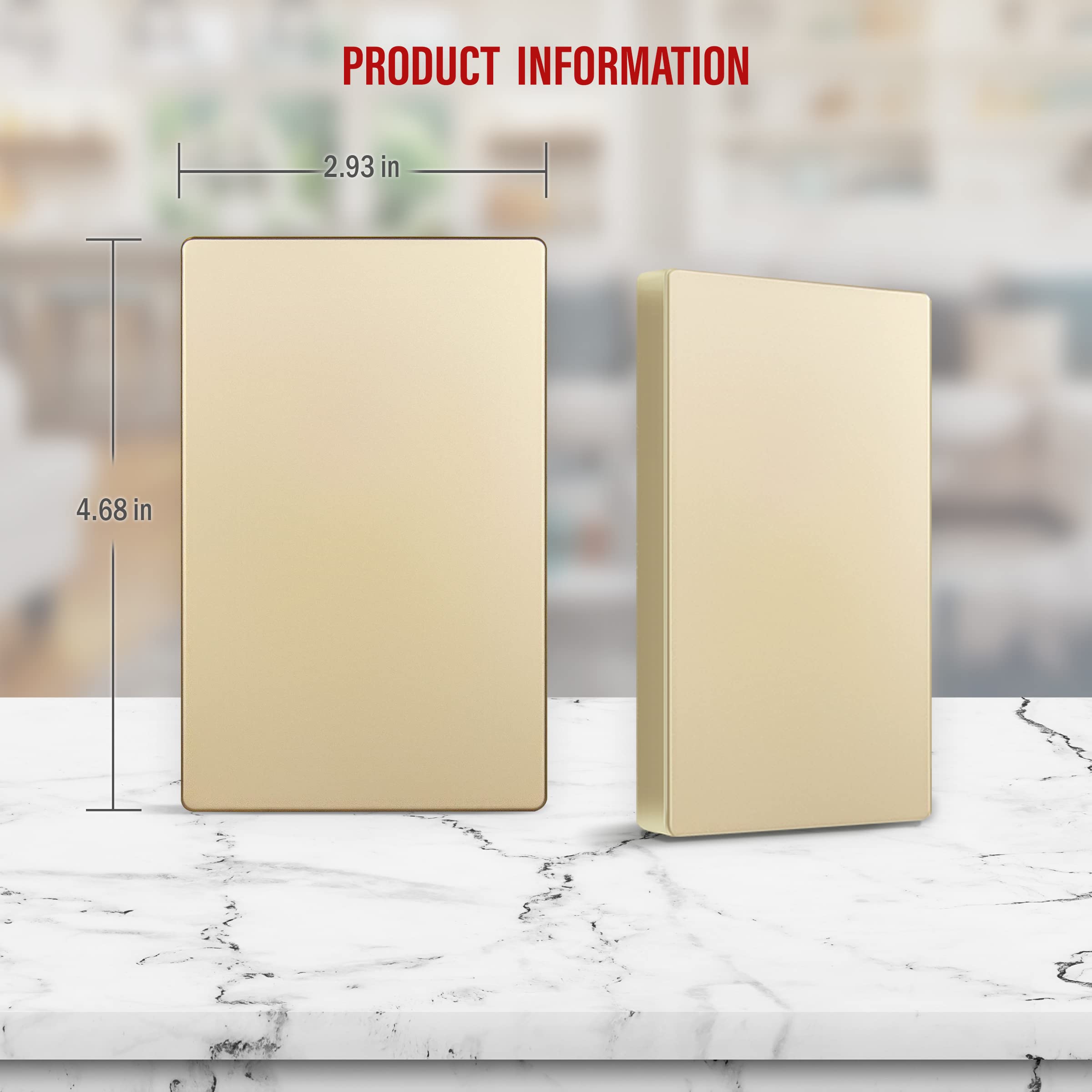 Qvds62858, Gold, Screwless - Image 2