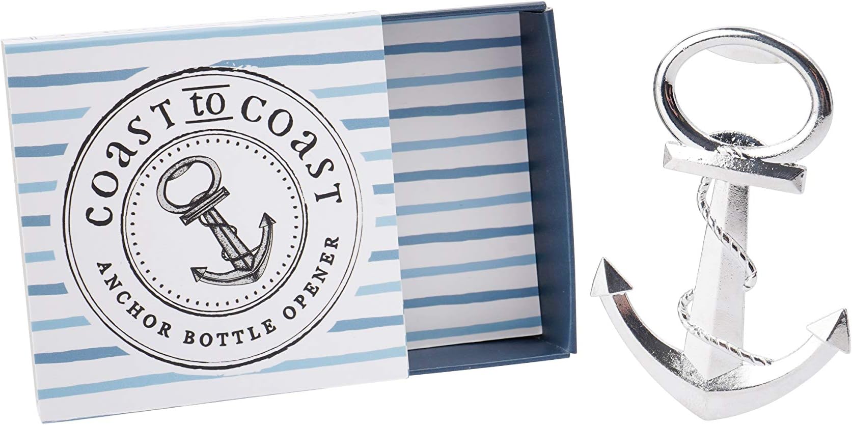 CGB Giftware | Bottle Opener | Anchor Shape Nautical Bar Tool | Coast to Coast Collection | Anchor | Bottle Opener | Men | Gift Box | Novelty | Bar Tool | Gift Boxed | GB04181