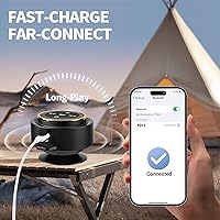 Vista 9 de Altavoz de ducha Bluetooth con mosquetón, altavoces Bluetooth portátiles con ventosa, IP67 impermeable, inalámbrico, flotante, para camping, playa