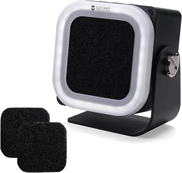SainSmart Mini Solder Fume Extractor, CSE01 Smoke Absorber with 3-Speed 10000RPM Control and Activated Carbon Filter, Type-C Rechargeable, Portable Desktop Smoke Purifier for Soldering, DIY Repair