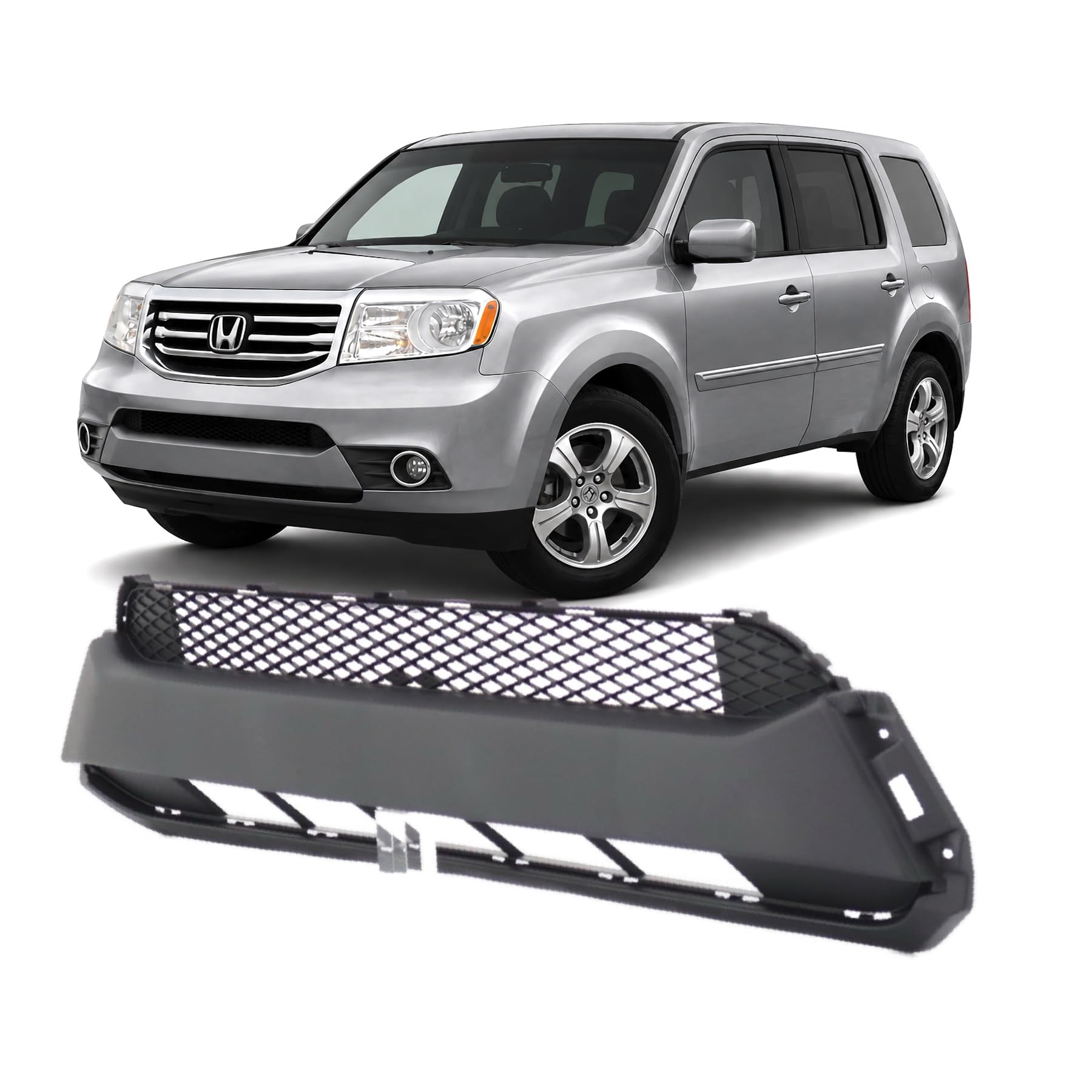 FitParts Compatible with Honda Pilot 2012–2015 Front Bumper Cover