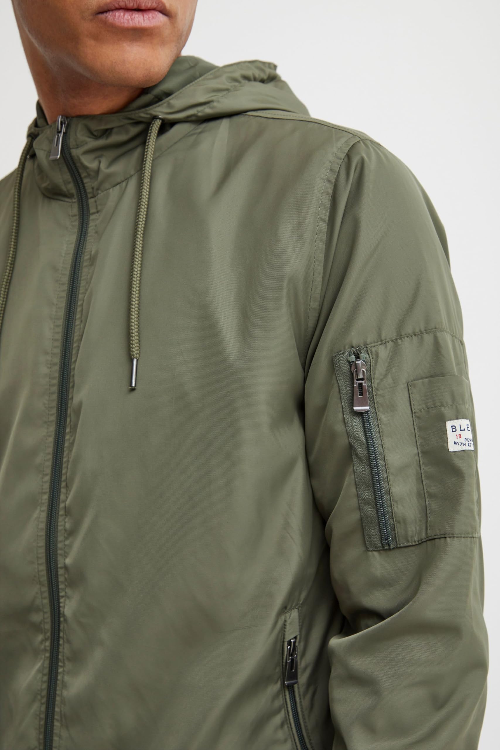 BLEND Razy Chaqueta De Entretiempo Abrigo para Hombre con Capucha
