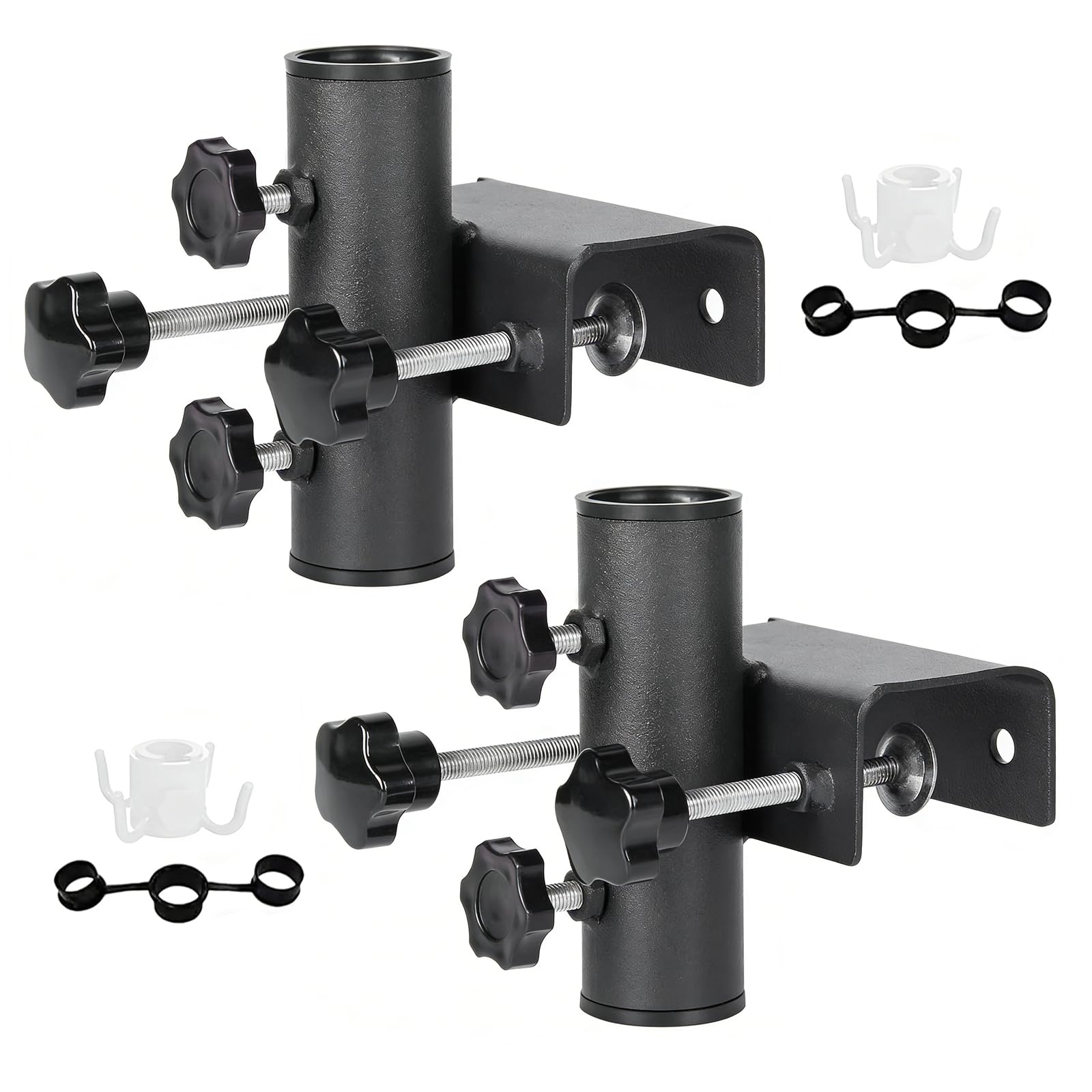 Fixation robuste pour mât de parasol 23-38mm pince réglable de balcon