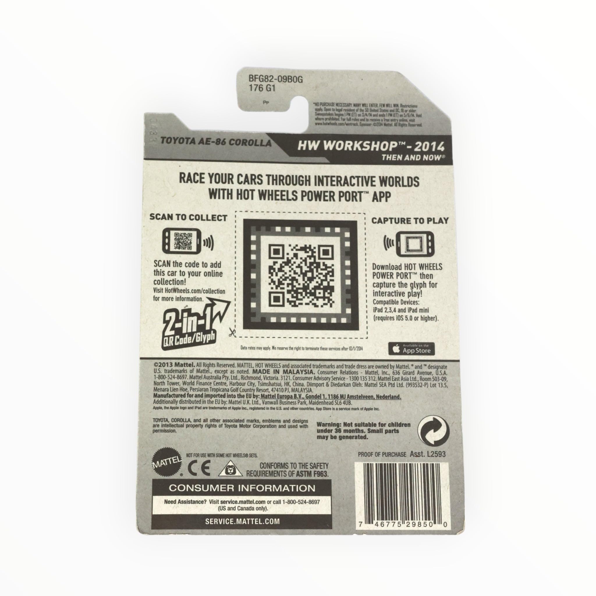 Hot Wheels Zamac Toyota AE-86 Corolla, [Silver] Workshop 222/250