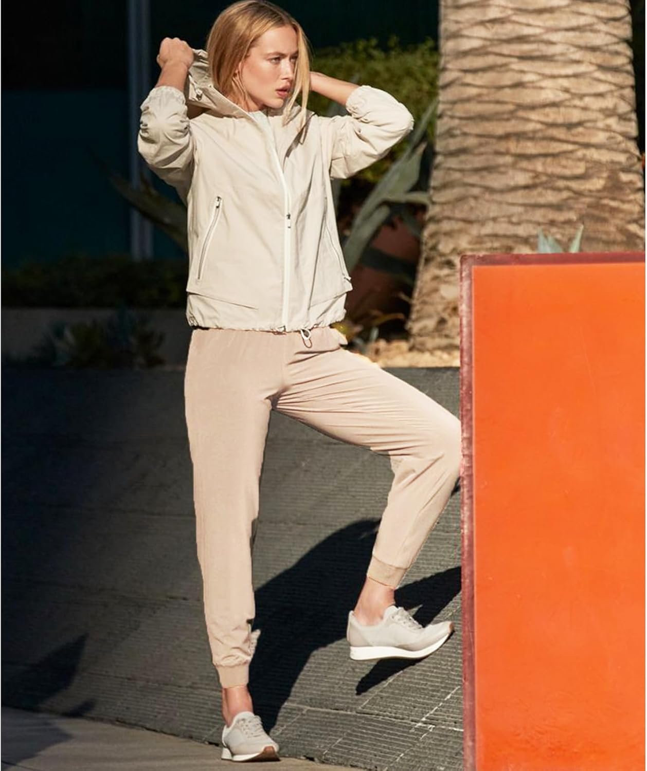 MOREFEEL Fleece Lined Joggers with Pockets for Women High Waisted Thermal Sweatpants Winter Yoga Pants Hiking Running - Image 2