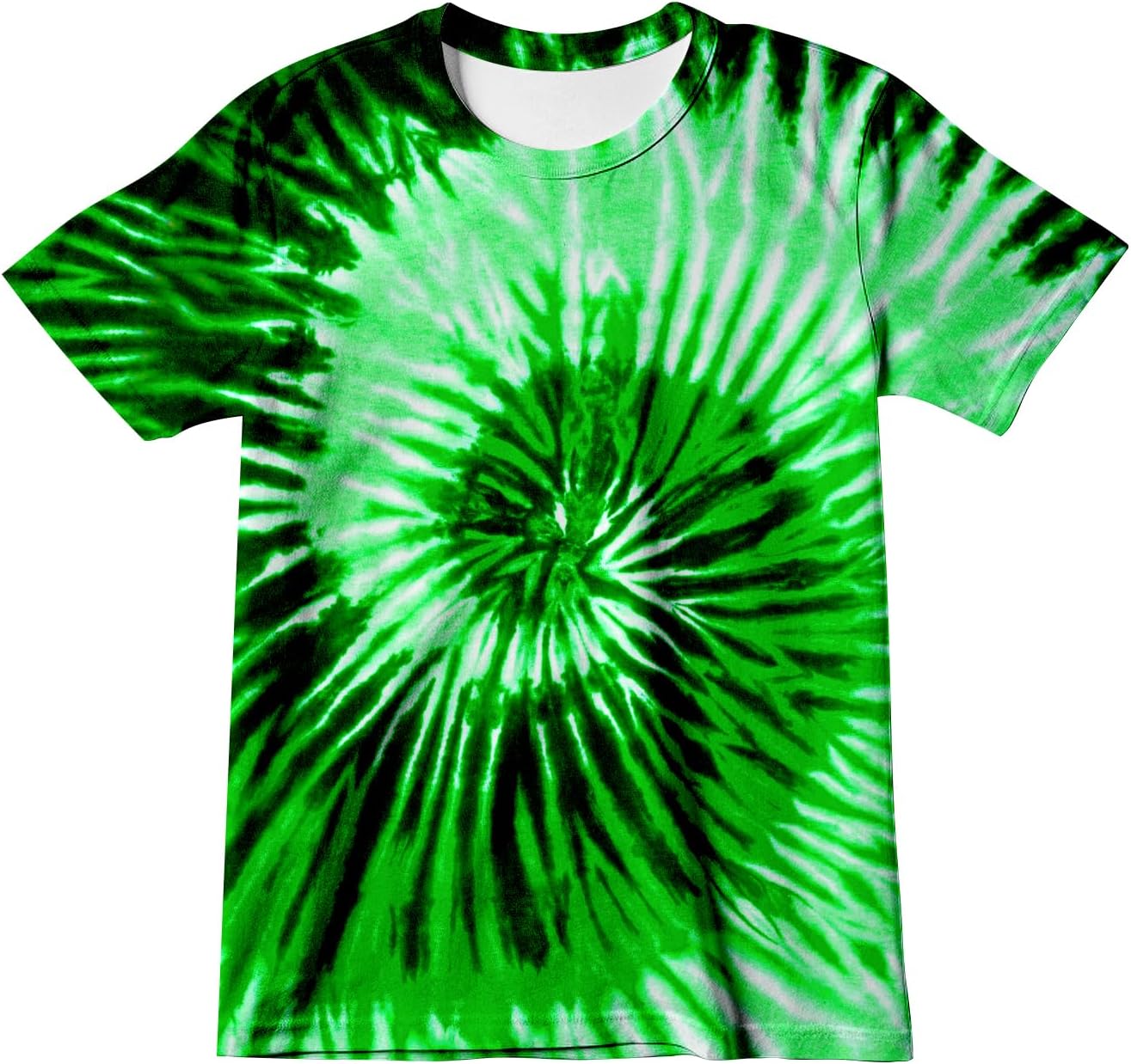 Kids Tie Dye Animal Print Tshirt Size 4-12 for Boys Girls