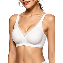 As Fairy Wireless Bras for Women Deep V Jelly Mesh Push Up Bra | seamless,soft,breathable cups,push up,no underwire,mesh,comfortable,everyday wear,air hole design
