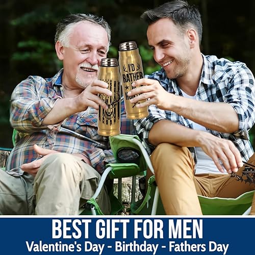 Miniatura 6 de Regalos de caza para hombres  Vaso de caza con bandera estadounidense de 17 onzas con tapa, regalo para papá, hijo, marido, amigos, papá,