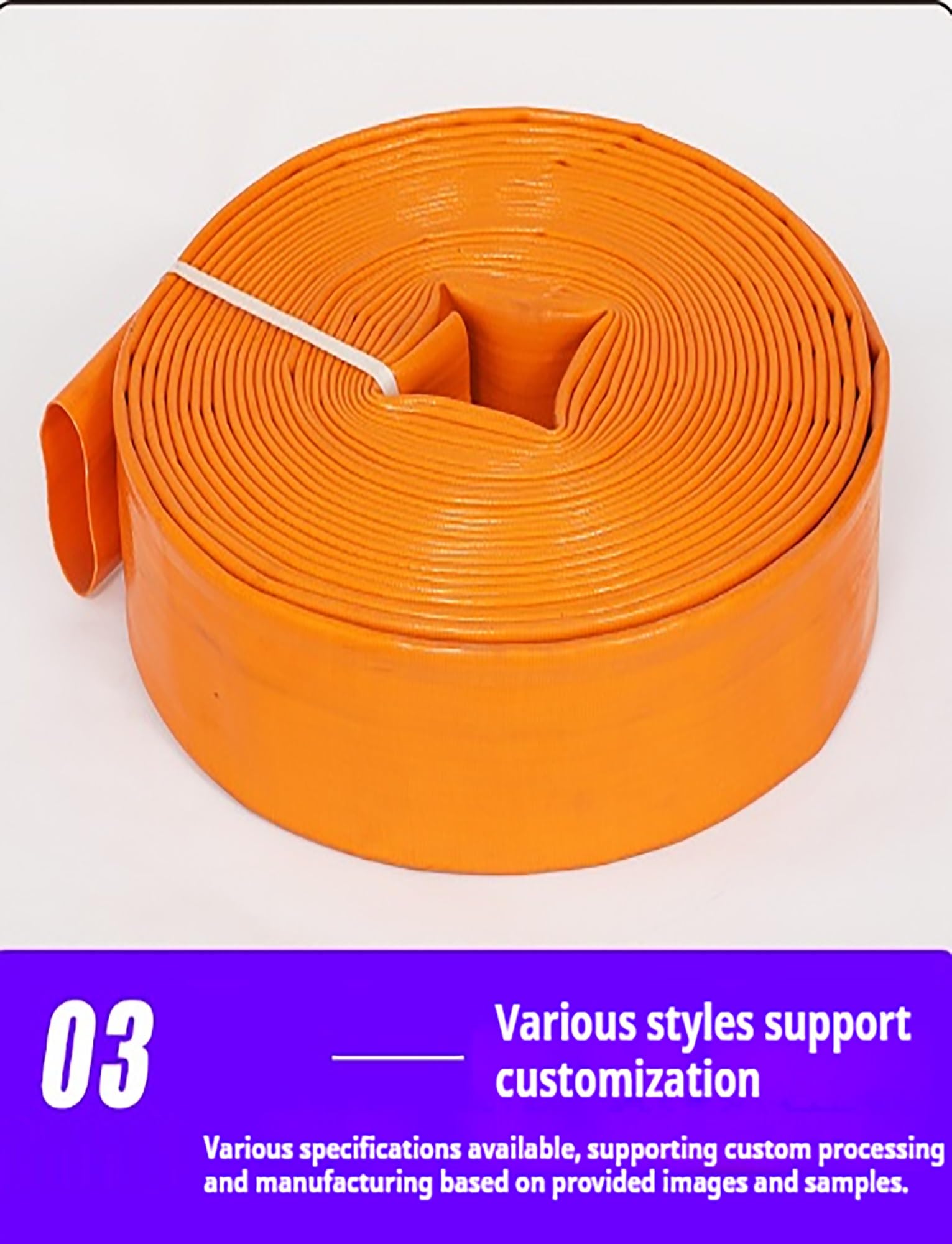 Manguera de drenaje for piscina de PVC de 2 pulgadas, con abrazadera for desagüe de piscinas, filtro de limpieza, bomba de sumidero.(25meter)