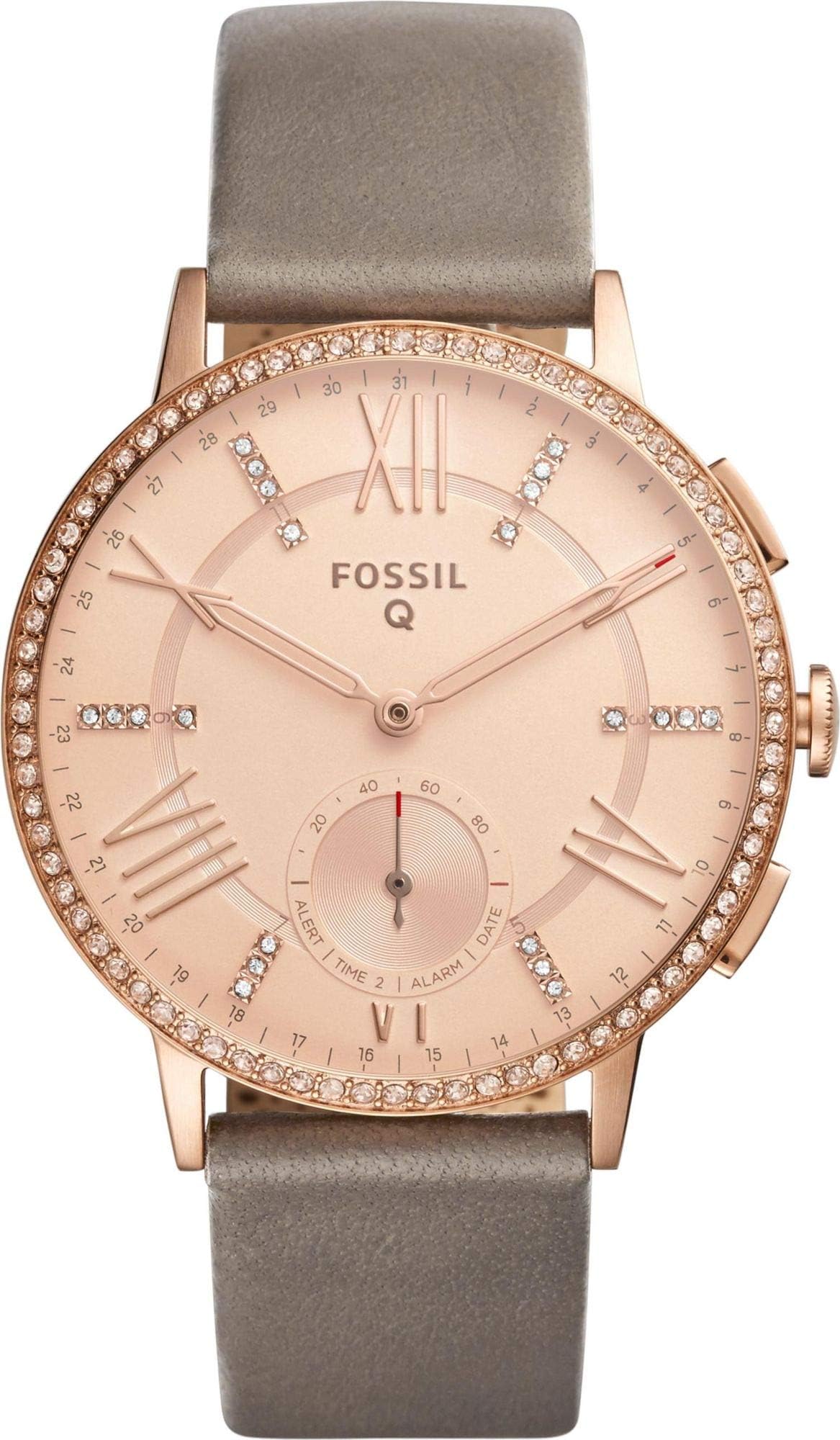 Fossil FTW1116 Hybrid Smartwatch - Q Gazer Gray Leather