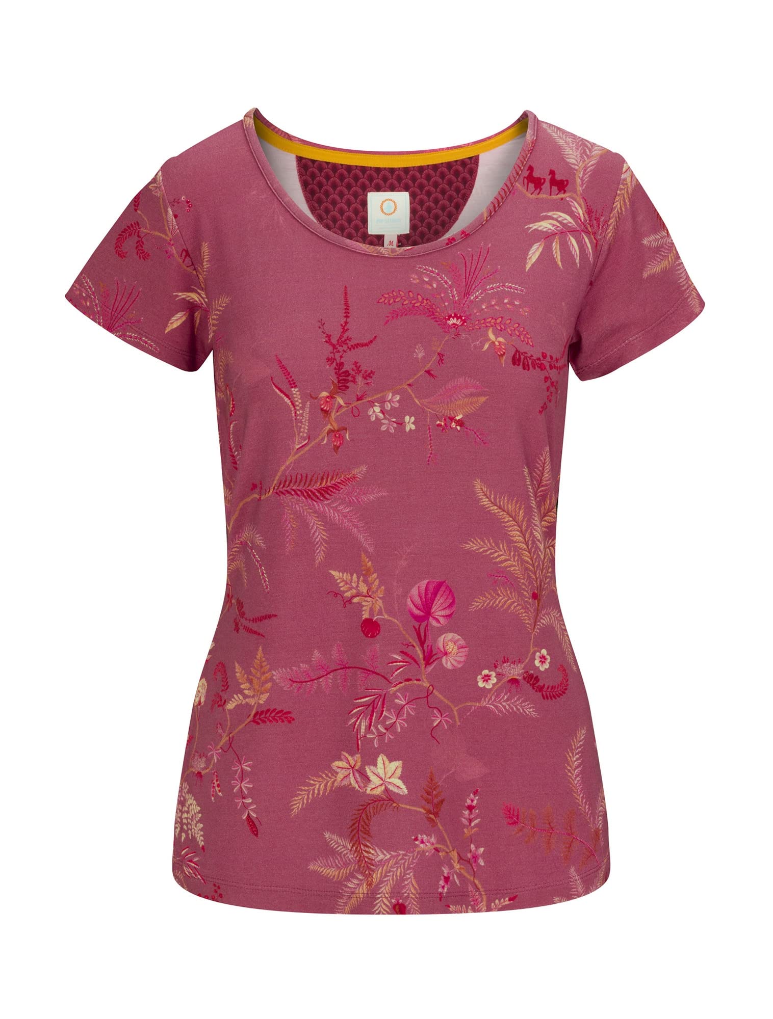 PIP Studio Kurzarm Top Tilly Isola | pink - M