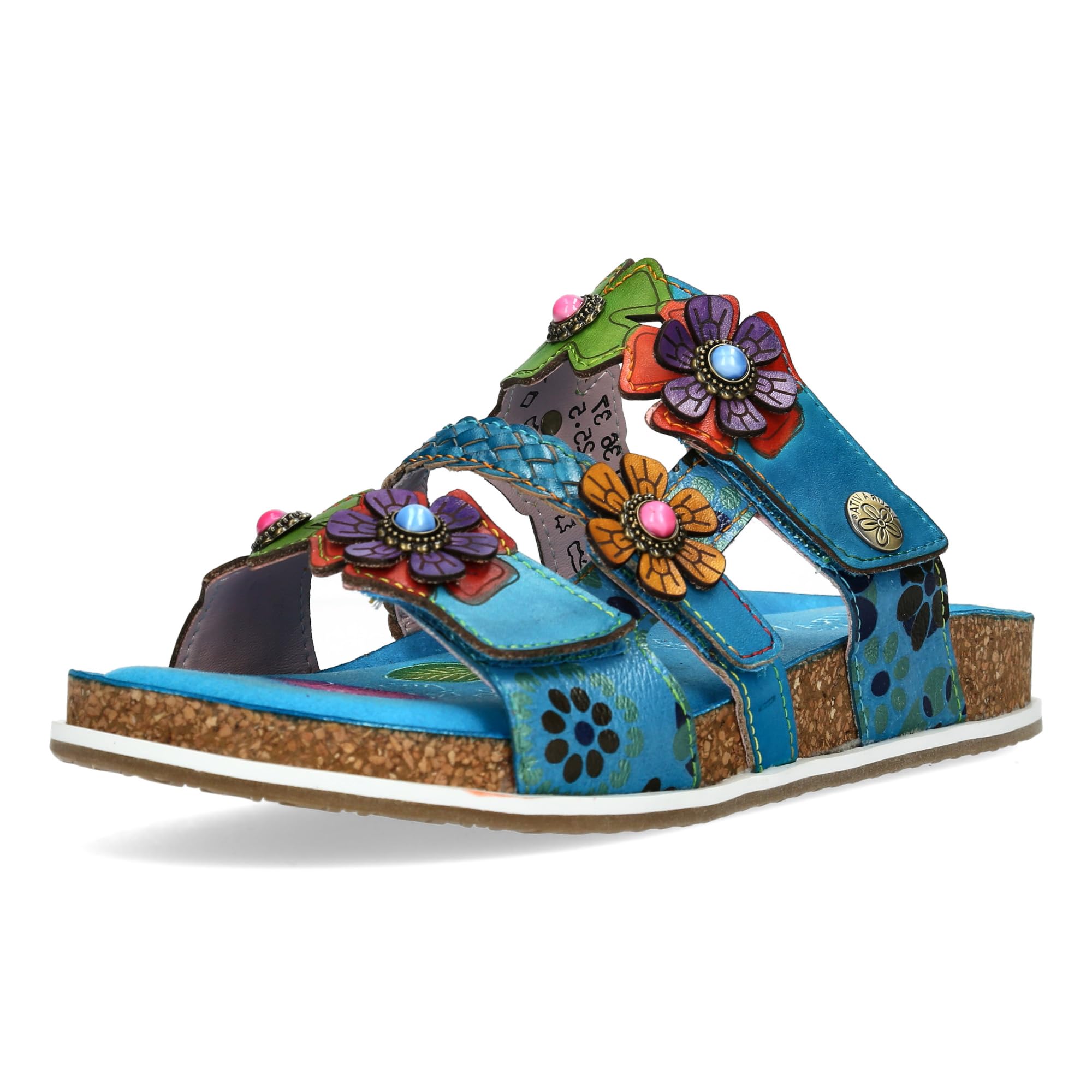 Laura Vita Mules Laura Vita BRCYANO 36 Femme Bleu