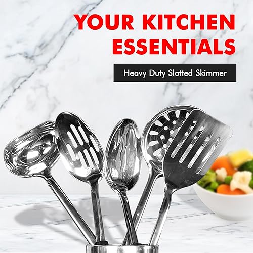 Miniatura 3 de Chef Craft Select - Espátula volteadora de acero inoxidable, Skimmer, 6